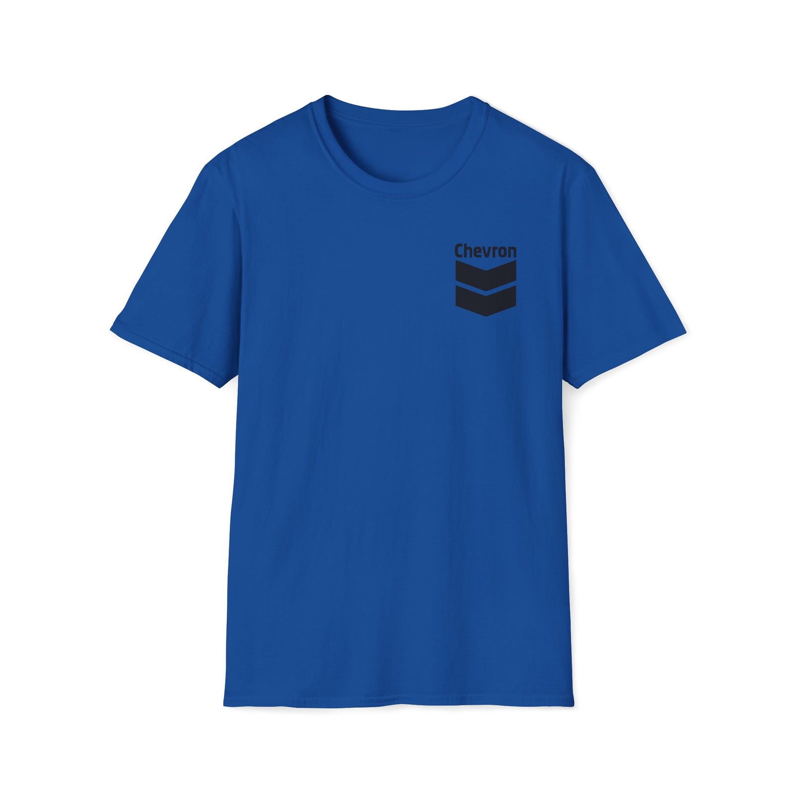 Royal - Black Chevron  Logo Softstyle T-Shirt