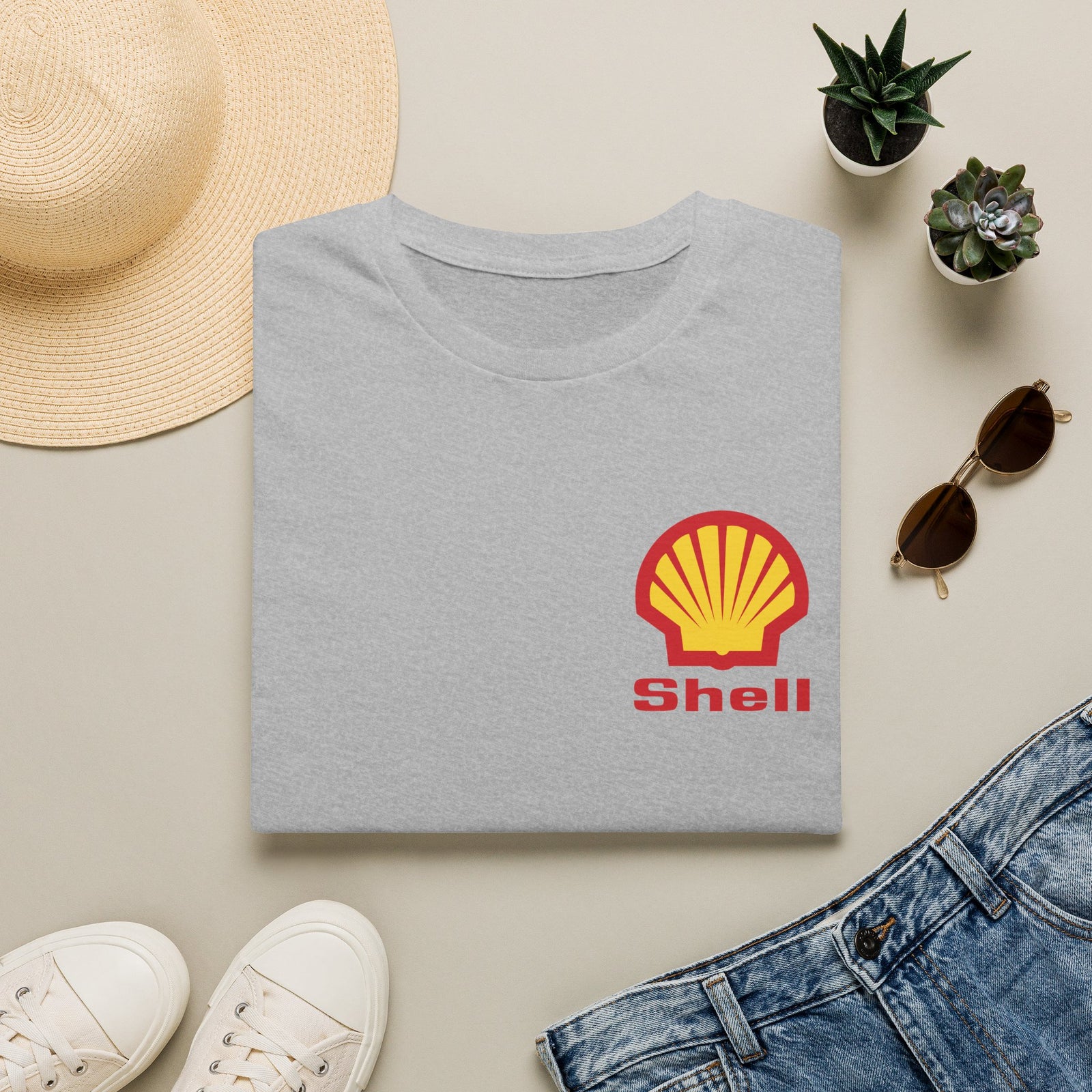 Shell Logo T-Shirt — Retro Gas Station Tee